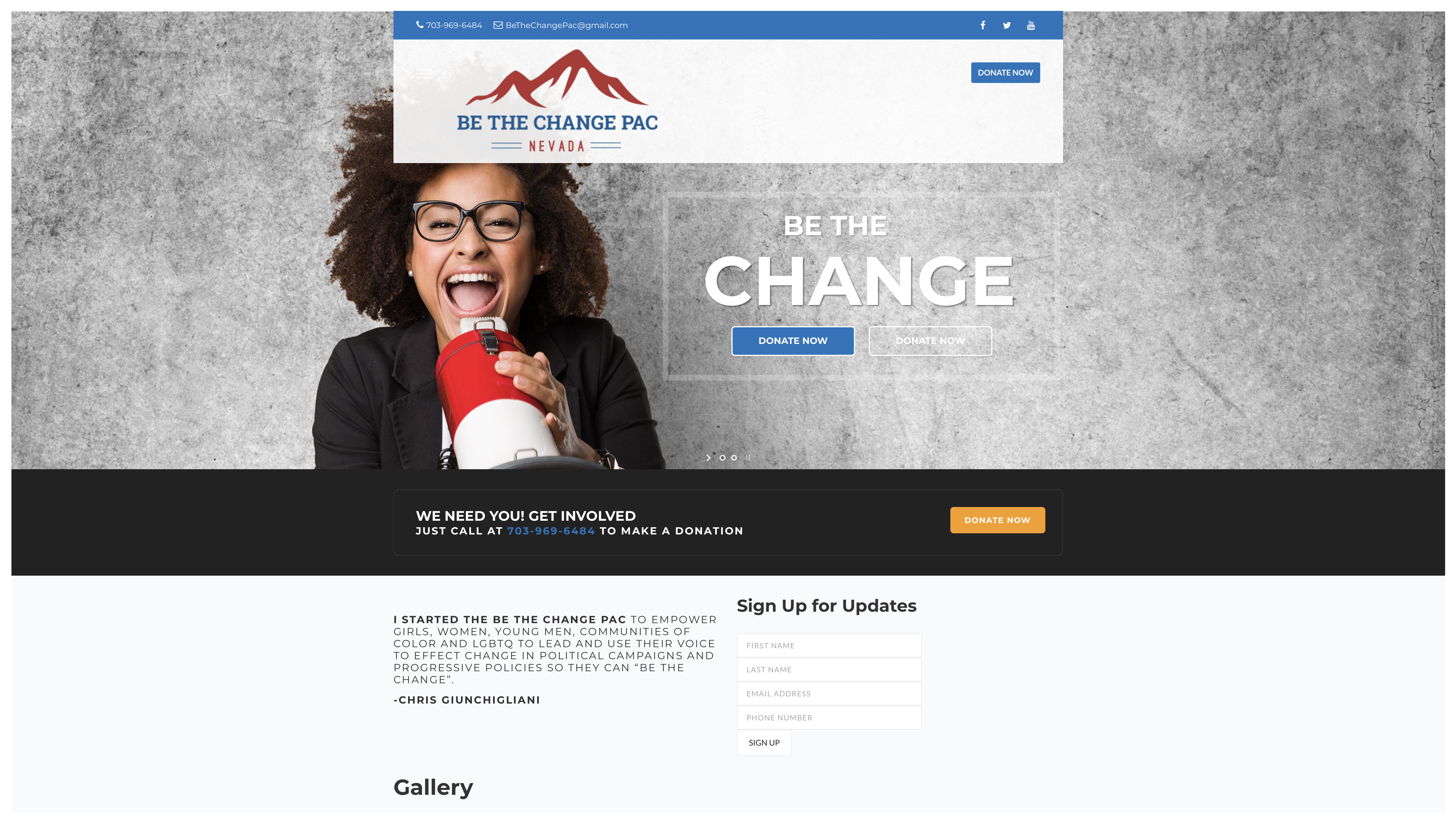 Be the Change Chris Giunchigliani